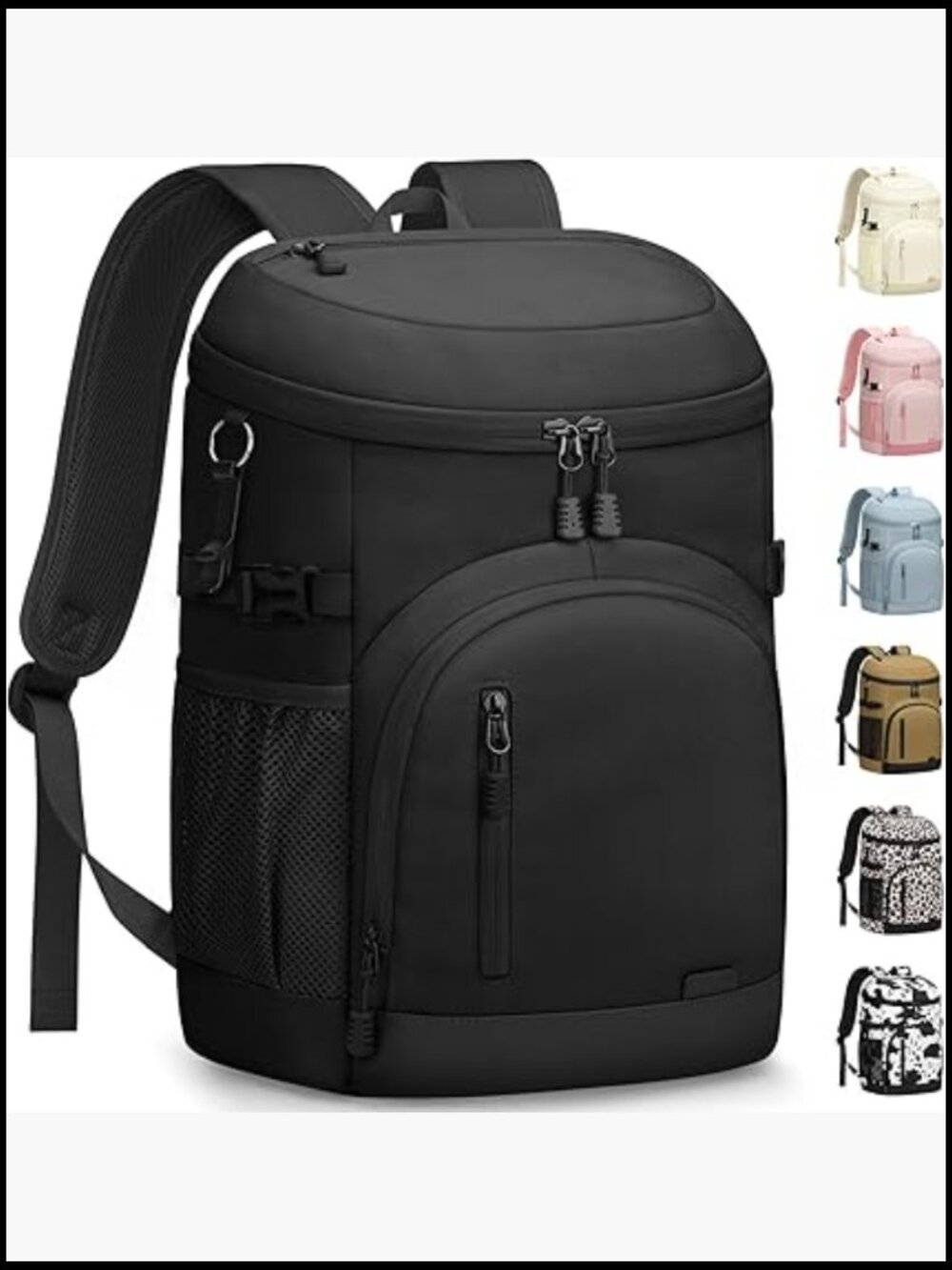 Cooler Backpack Insulated Waterproof 30 Can Leakproof Lunch Backpack Portable